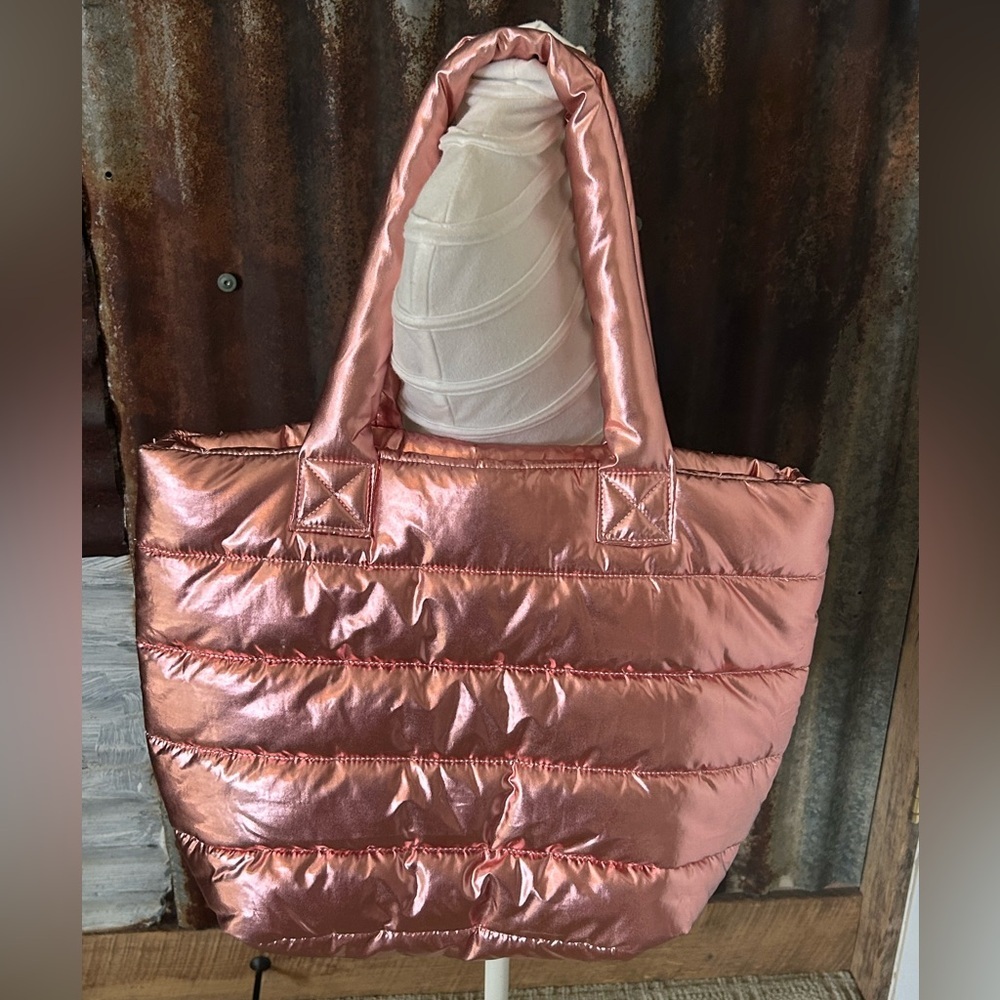 ❤️Justice Live Justice Metallic  Pink Tote Bag - Picture 5 of 7